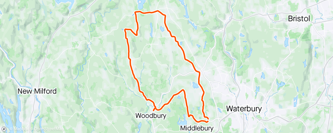 Map of the activity, I forgot how much I love riding! 🇺🇸