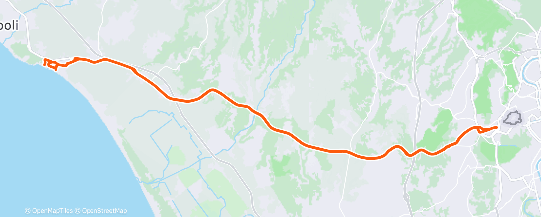 Карта физической активности (Verso il mare)