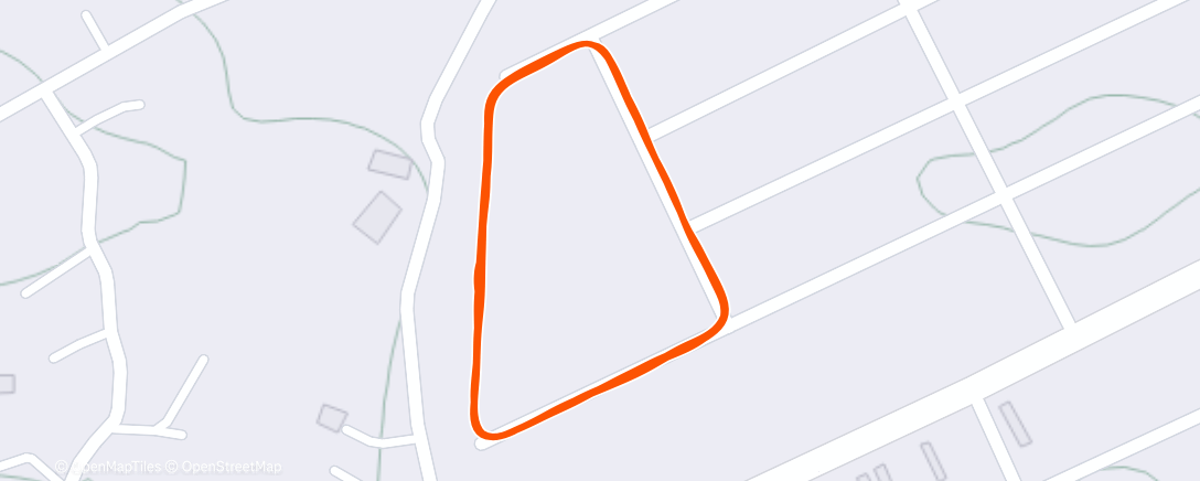 Карта физической активности (Afternoon Run)