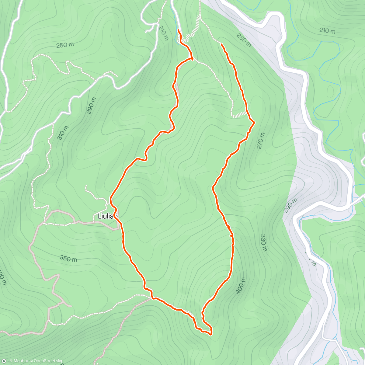 Map of the activity, 20240324 Hiking @ 獅頭山