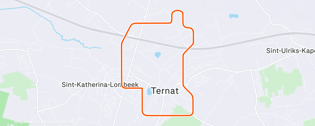 Map of the activity, MyWhoosh - AEC2 - 4x5min(VAR)