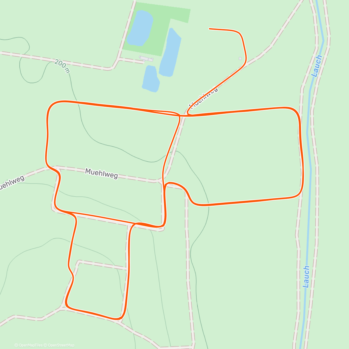 Map of the activity, Alsace de cross