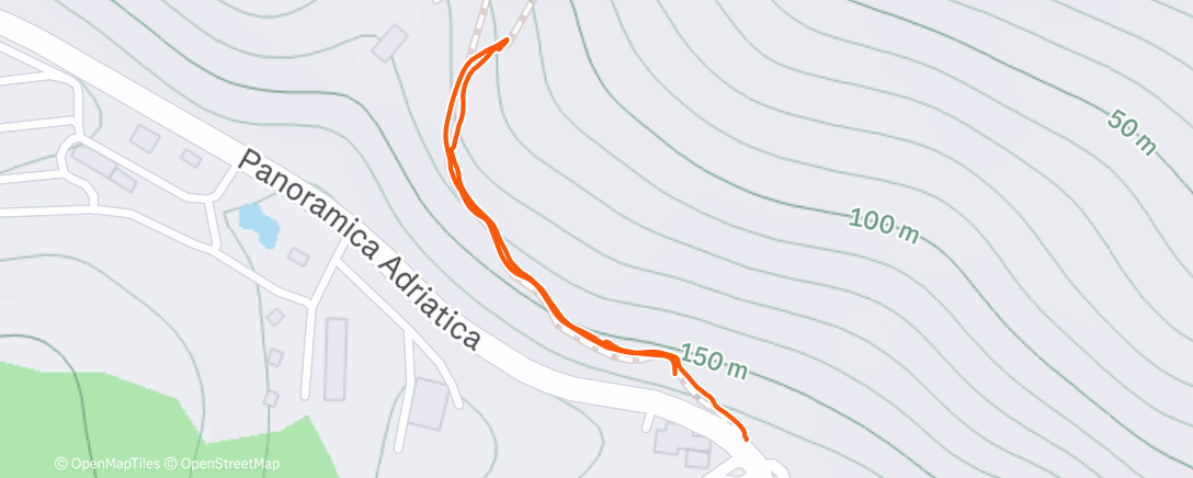 Карта физической активности (La strada crollata)