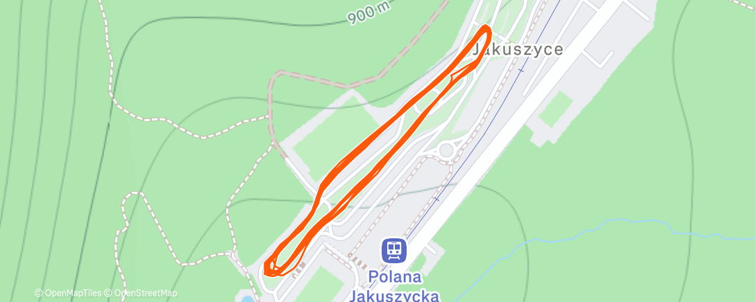 Map of the activity, Afternoon Nordic Ski