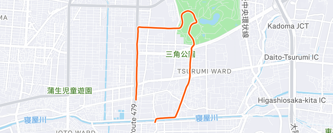 Map of the activity, Runing🏃‍♀️✔︎