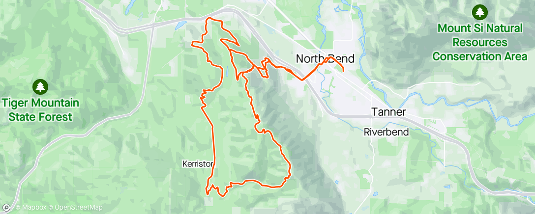 Map of the activity, King County Classic 2024