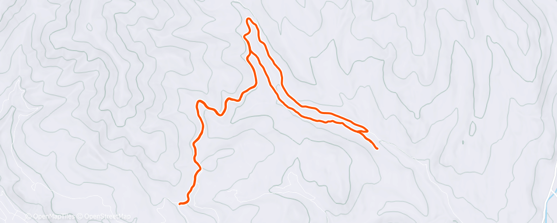 Map of the activity, Afternoon Nordic Ski