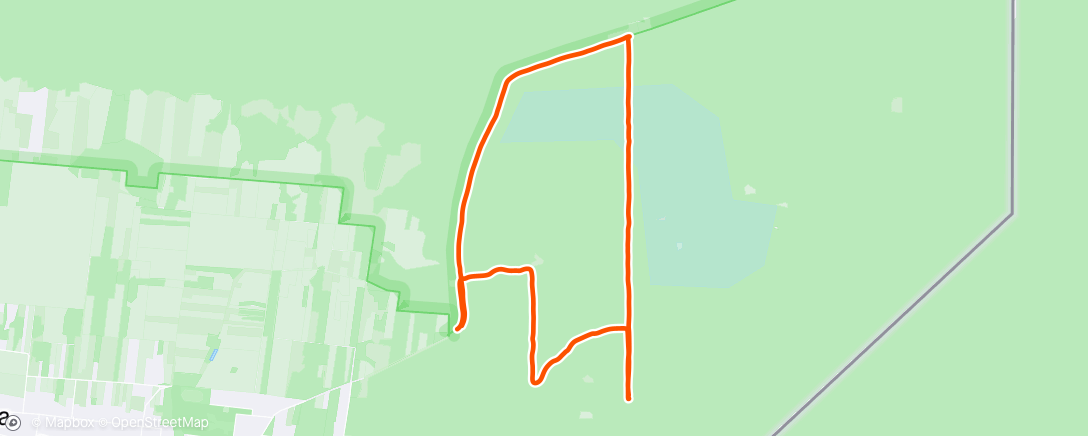 Map of the activity, Morning Hike