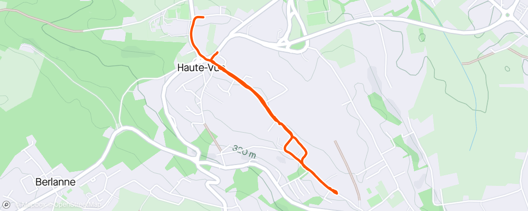 Map of the activity, Marche à Morlaàs avec Claudine