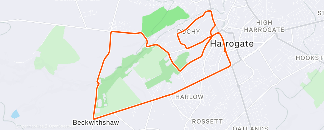 Map of the activity, Zwift - Group Ride: Standard - Stage 3 - Tour de Zwift on Yorkshire Double Loop in Yorkshire