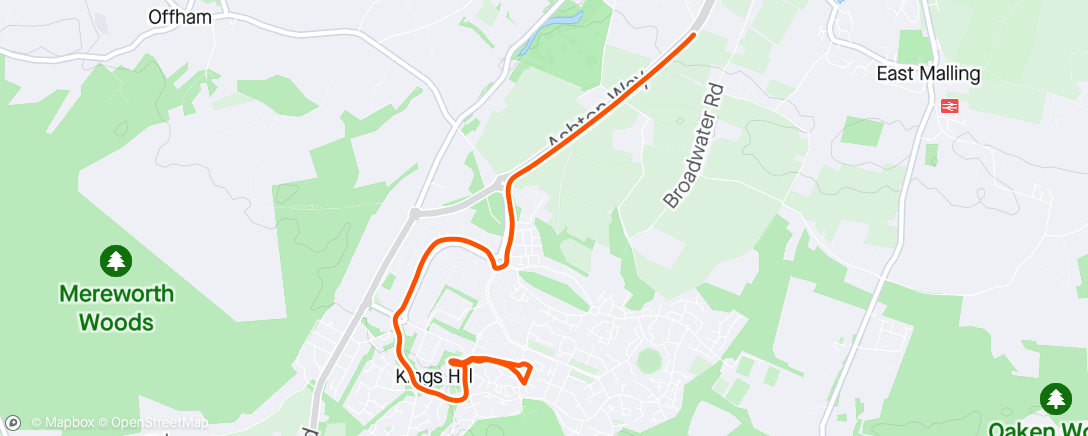 Map of the activity, NEW 5K PB - 19.38 🏅🏃🏻‍♂️
