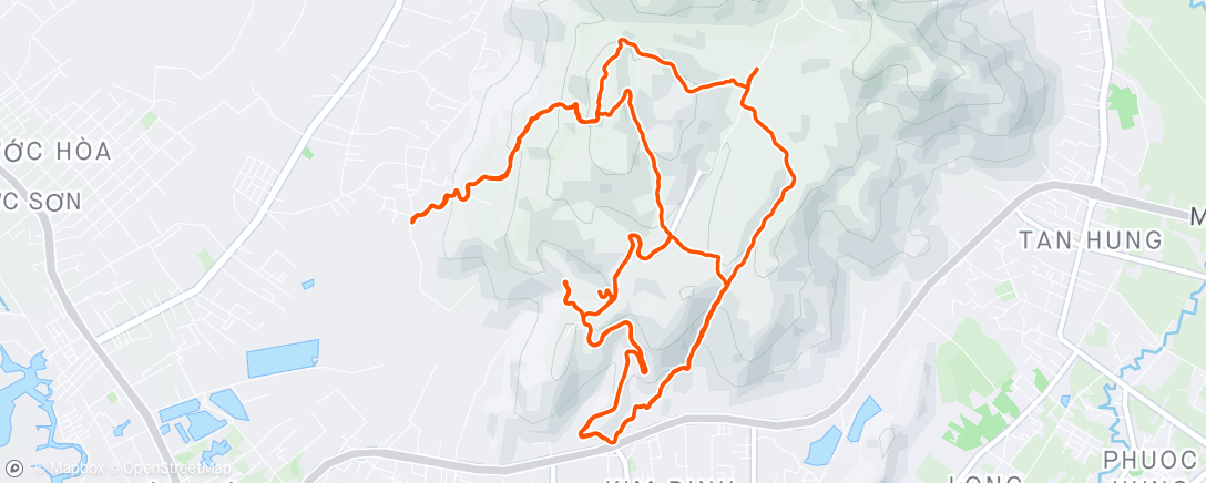 Mapa de la actividad (Morning Trail Run)