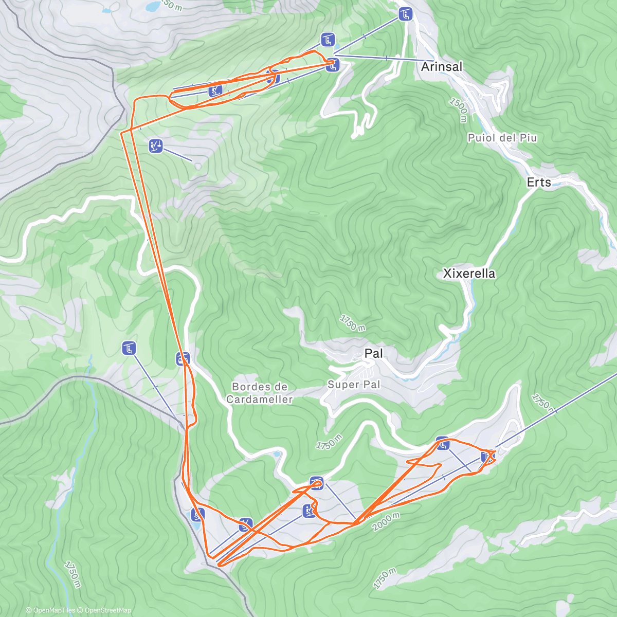 Map of the activity, First outing of the year with Davi 🥰