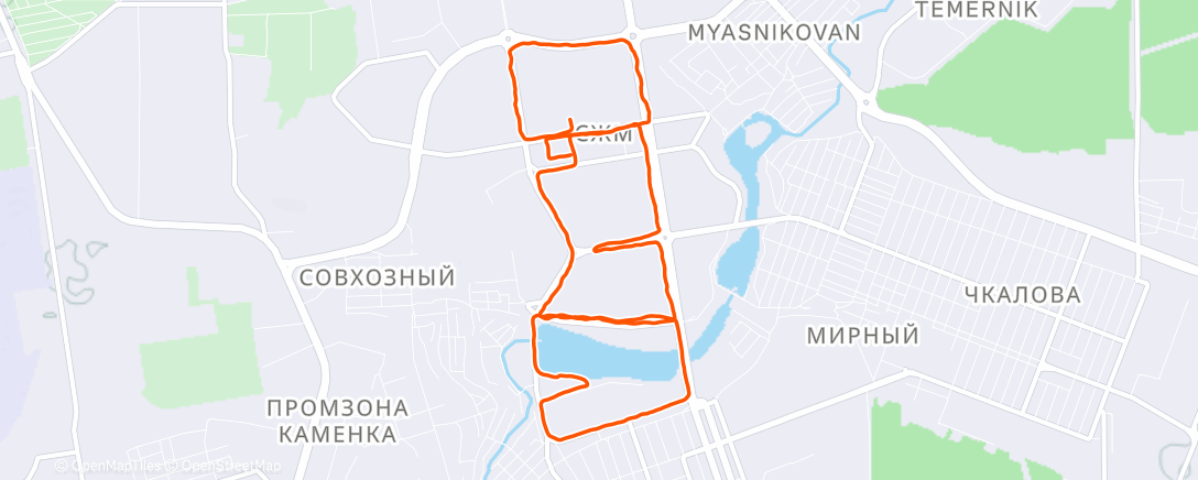 Map of the activity, Погулять