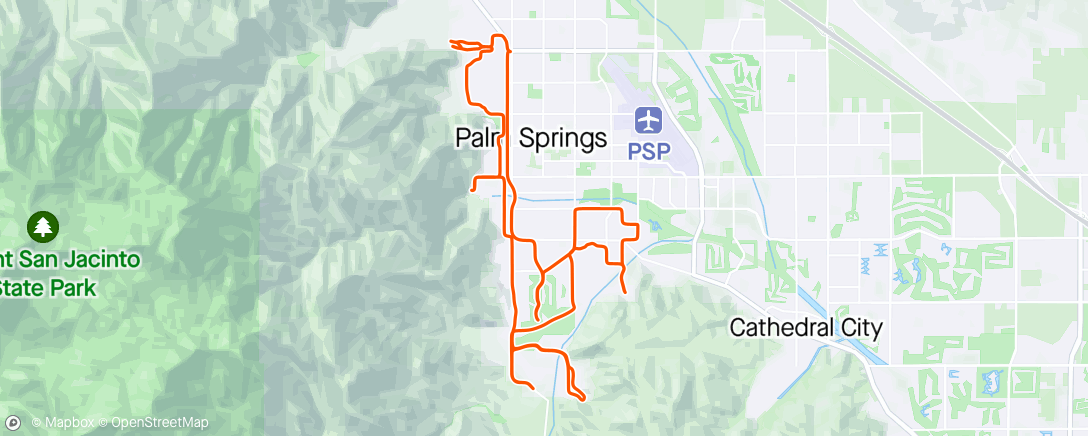 Map of the activity, Dillon Climber Recovery Ride