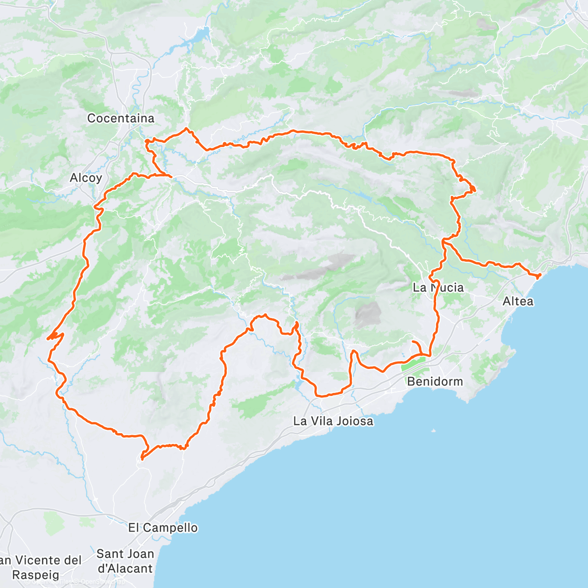 Map of the activity, 2025-12-18Ride