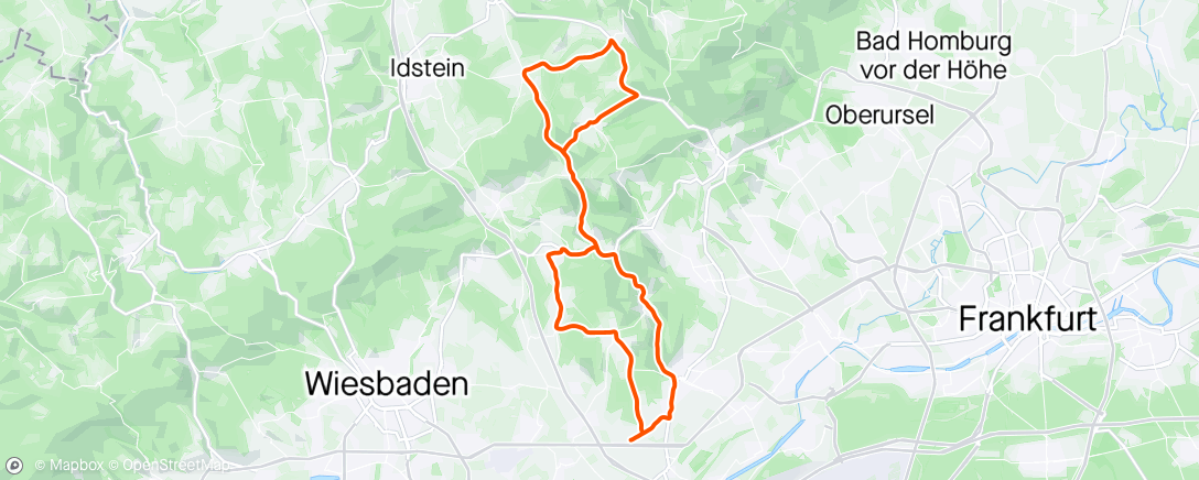 Map of the activity, Morgenausfahrt