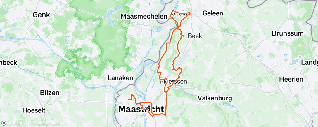 Map of the activity, Ochtendrit. Pffff windy 🌬🌬☁️