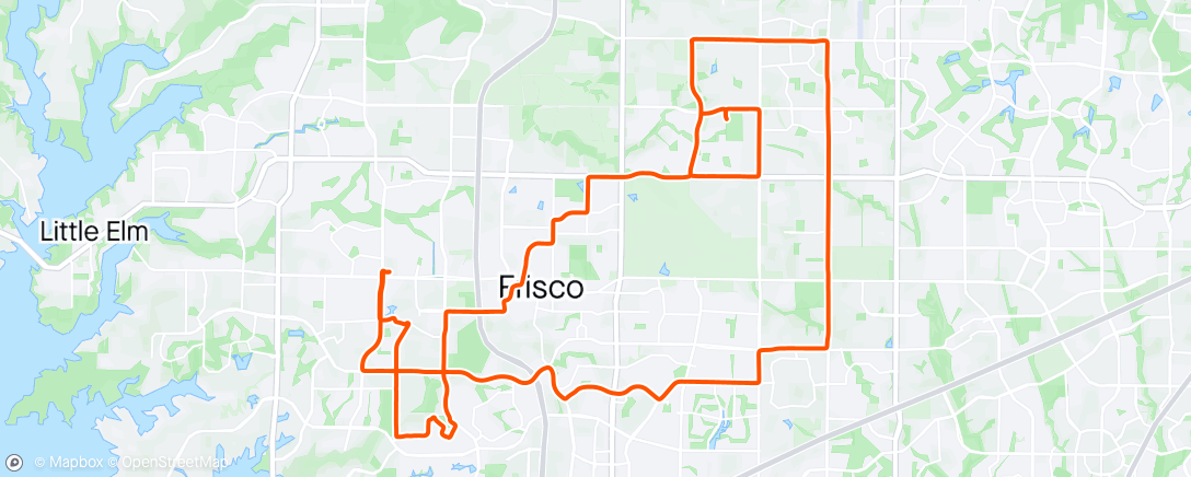 Map of the activity, PBA 🍩 DoNut Ride Frisco, Texas ☁️