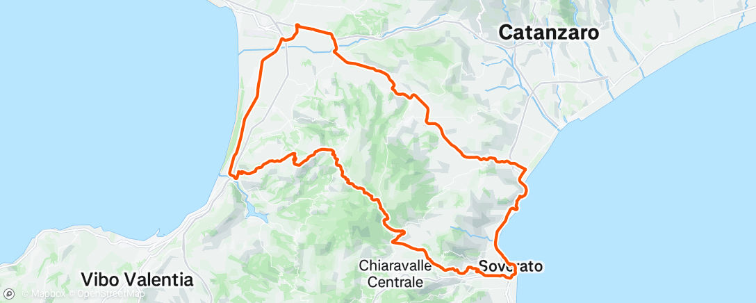 Map of the activity, Giro mattutino