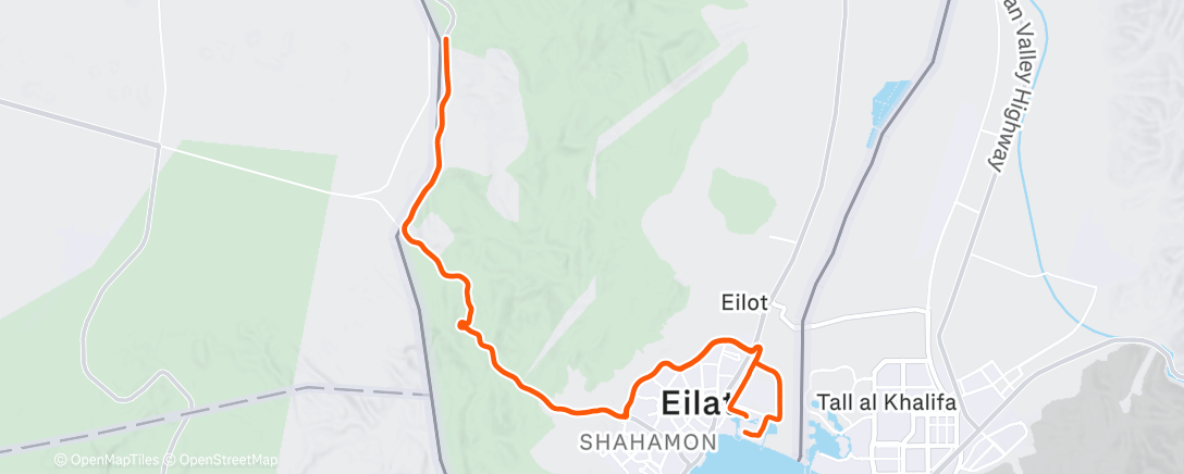 Map of the activity, Morning Ride