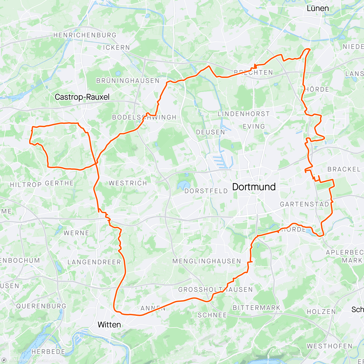 「Rheinischer Esel - Phönix Werk und See」活動的地圖