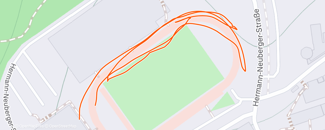 Карта физической активности (Afternoon Run)