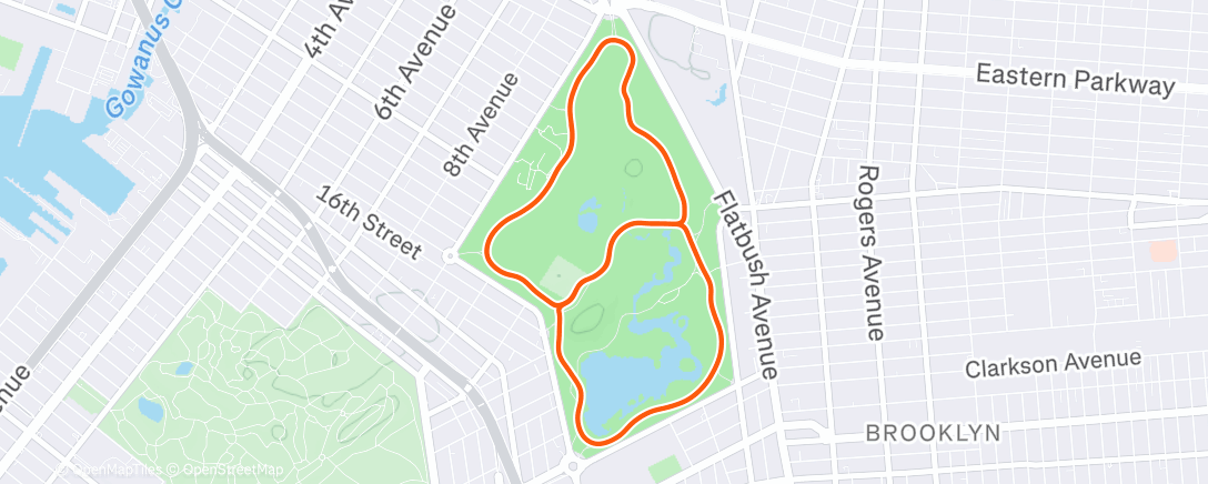 Карта физической активности (Zwift - Issendorf Express in New York)