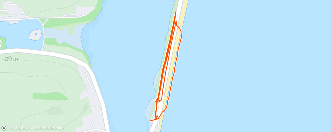 Map of the activity, 8x 400