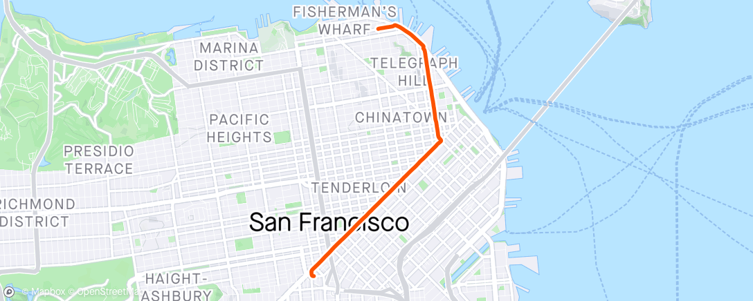 Mapa de la actividad (Evening E-Bike Ride)
