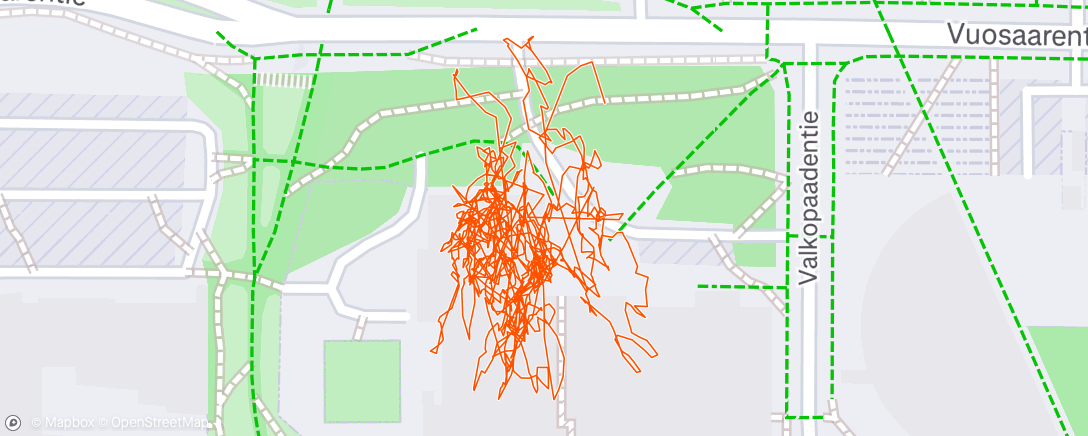 Map of the activity, Gym inkl. 25 min skierg, 7 min skillmill (löpning), 12 min bodybike, 8 min skridskomaskin