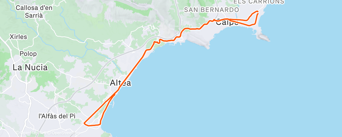 Mapa de la actividad (Ochtendrit)
