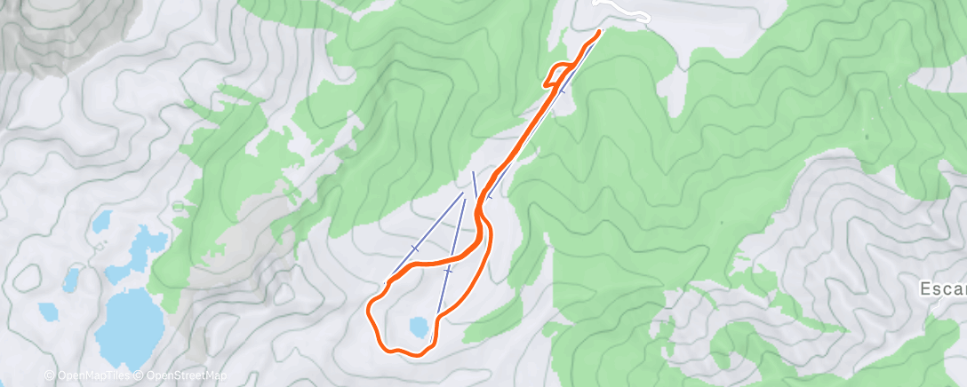 Peta aktivitas, Esquí de montaña matutino
