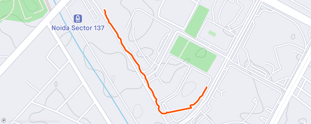 Map of the activity, Cool Down Walk 🚶‍♂️🚶‍♂️