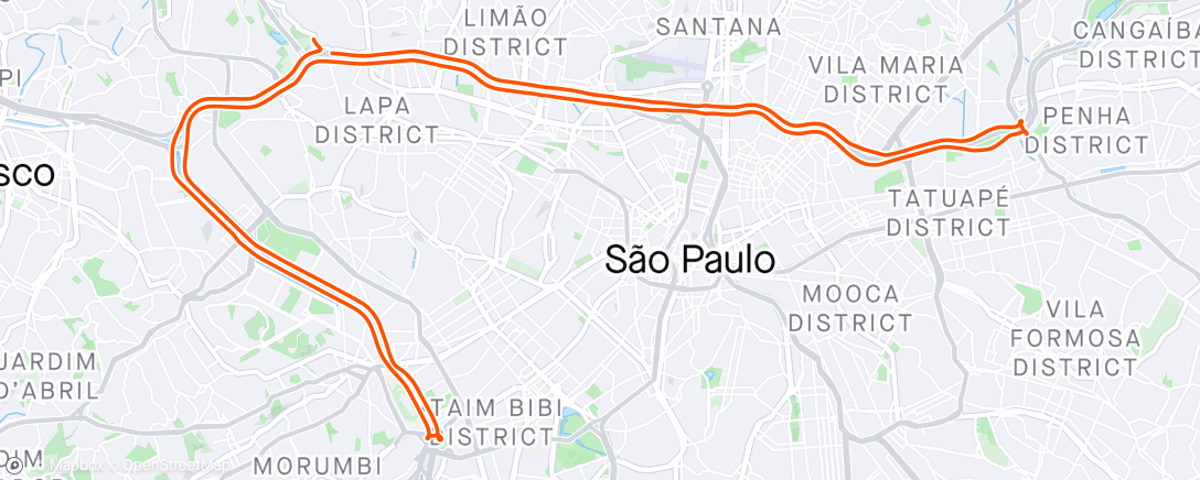 Map of the activity, Pelotão de OZ