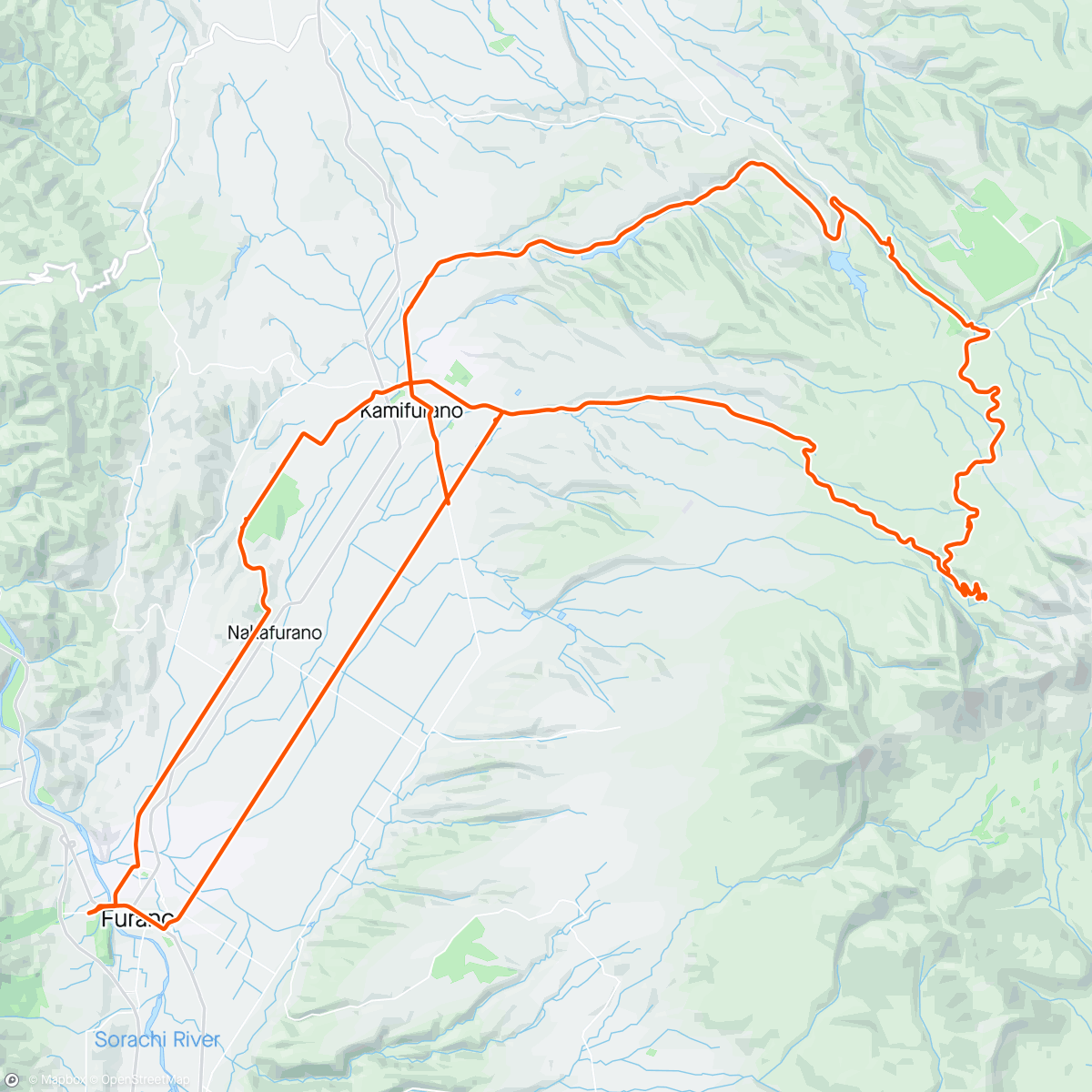 Mapa da atividade, Air Furano loop de loop