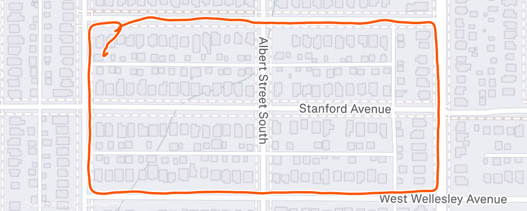 Map of the activity, Night Walk