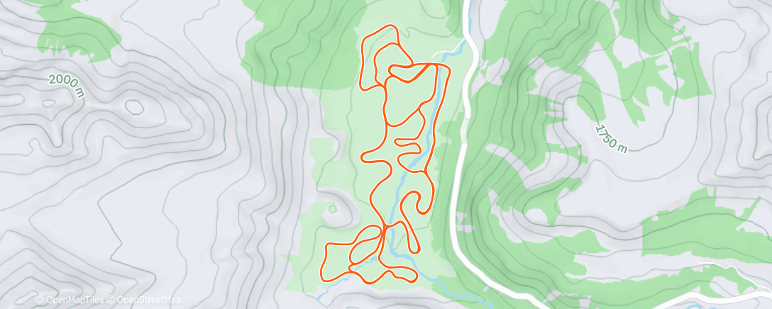 Map of the activity, Gnadenalm 20er