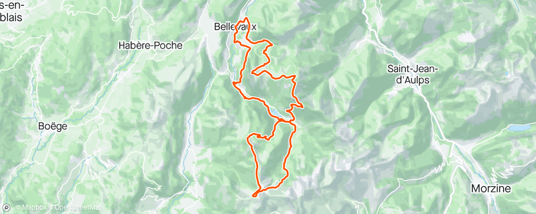 Map of the activity, Trail du Brevon 2024