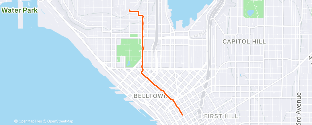 Map of the activity, Morning Ride