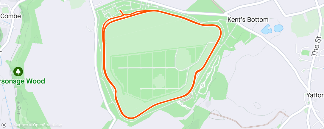 Map of the activity, Windy Circuits at Castle Coombe