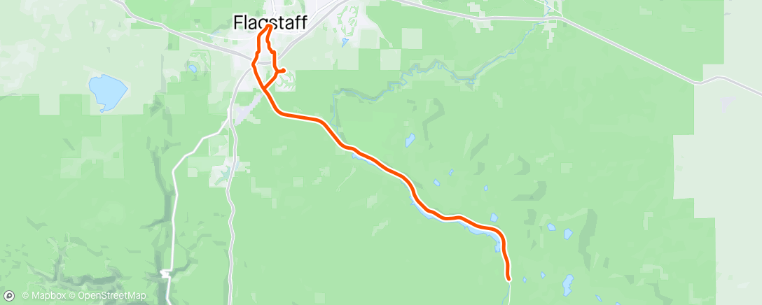 Map of the activity, Farewell flagstaff