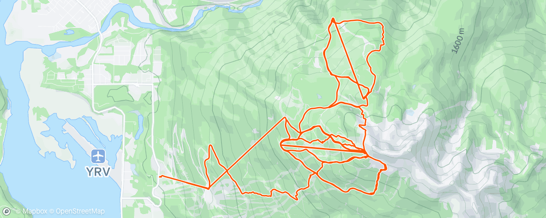 Map of the activity, Revy day 1 with the boys done at lunch!