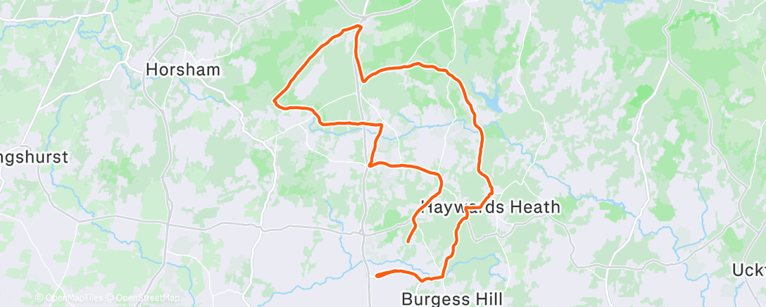 Map of the activity, That’ll be it. Targets achieved. Thanks 2025, you were great