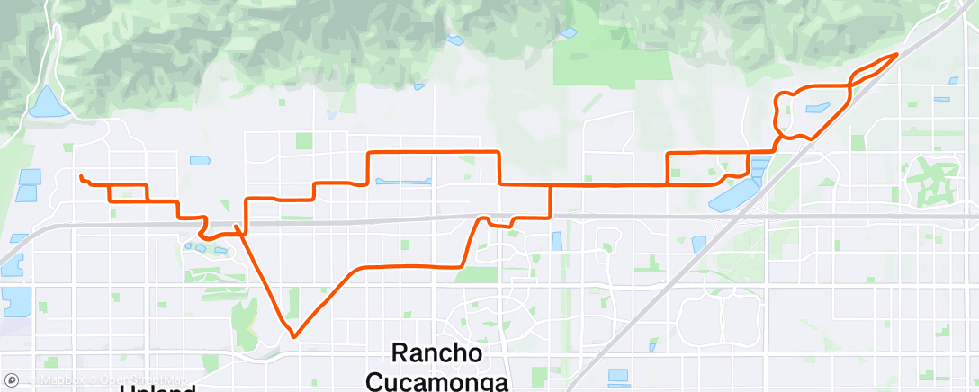 Map of the activity, Morning Ride