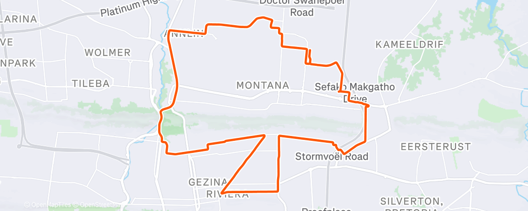 Map of the activity, Laaste een vir 2025