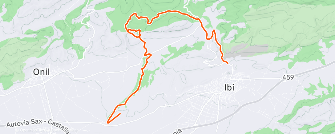 Карта физической активности (Lunch Ride)