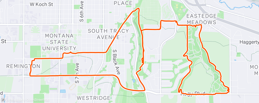 Map of the activity, Last day of school ride 🤗