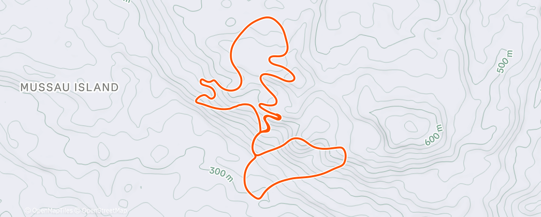 Map of the activity, TrainingPeaks Virtual - Workout: EZC3 (Easy Ride)