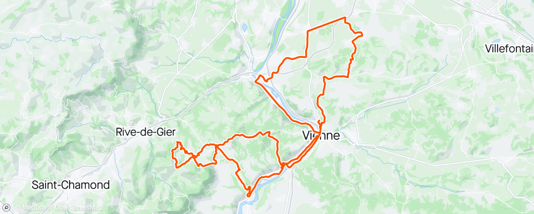 Mapa da atividade, Route - Endurance